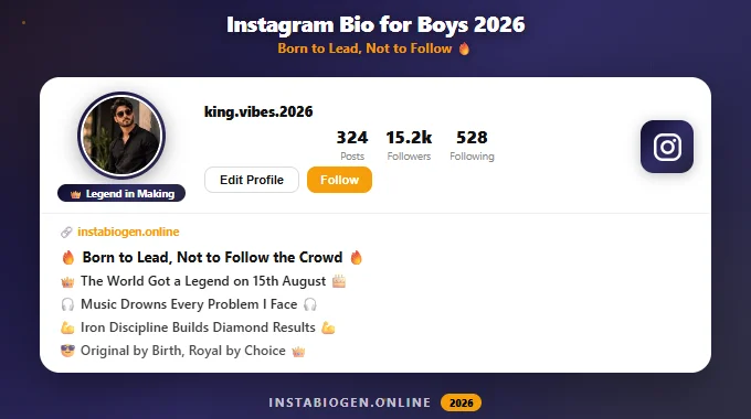Bad Boy Attitude Bios That Demand Respect